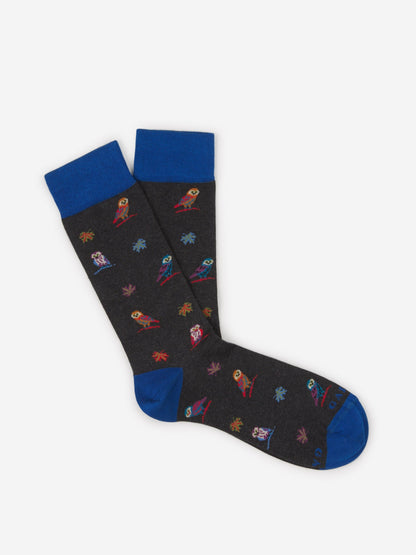 Outlet online Gallo Hombre Calcetines Búho Algodón color Azul Marino sku 641-000168 01 - Foto 7