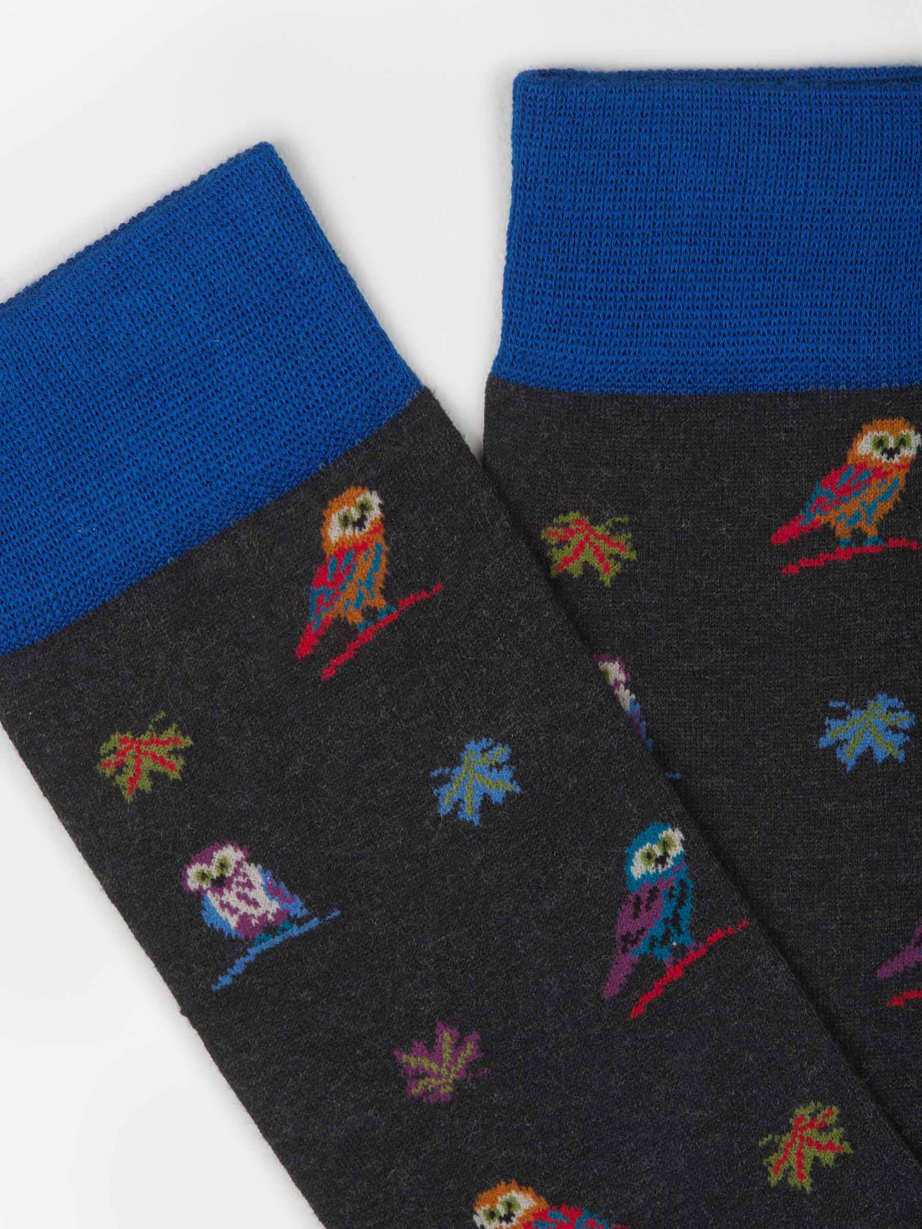 Outlet online Gallo Hombre Calcetines Búho Algodón color Azul Marino sku 641-000168 01 - Foto 8