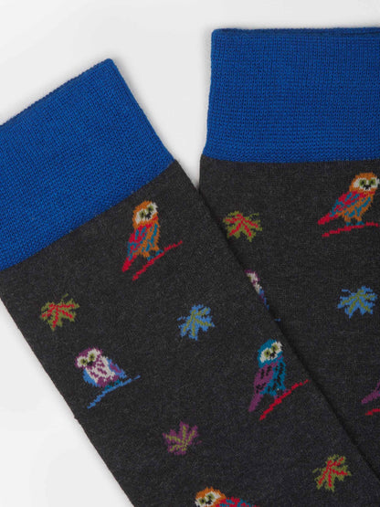 Outlet online Gallo Hombre Calcetines Búho Algodón color Azul Marino sku 641-000168 01 - Foto 8