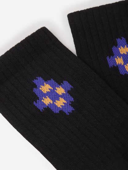 Outlet online Marcelo Burlon Hombre Calcetines Cortos Cross color Azul Real sku 641-000179 01 - Foto 1
