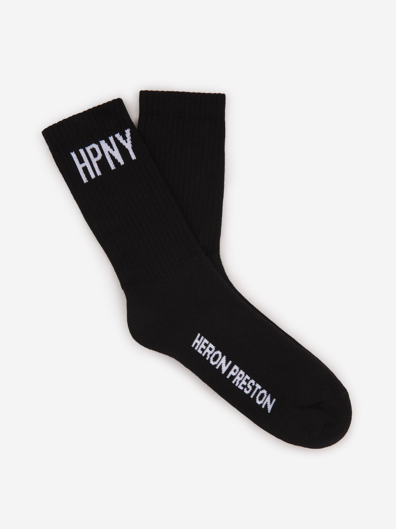 Outlet online Heron Preston Hombre Calcetines Canalé Algodón color Negro sku 641-000191 02 - Foto 3