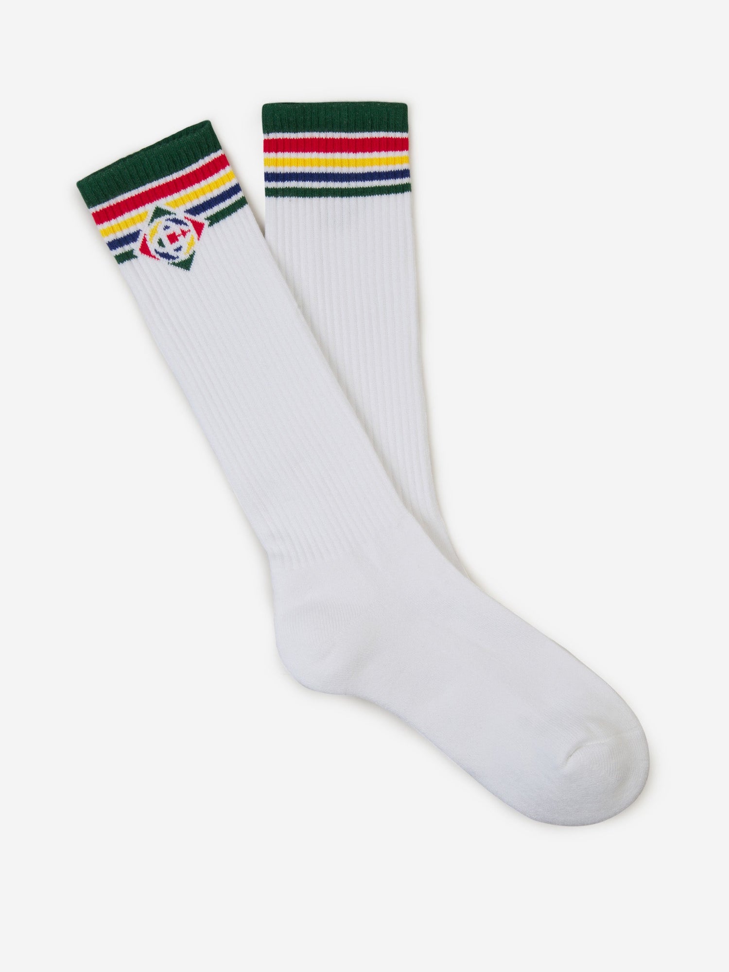 Outlet online Casablanca Hombre Calcetines Logo Jacquard color Blanco sku 642-000441 01 - Foto 1