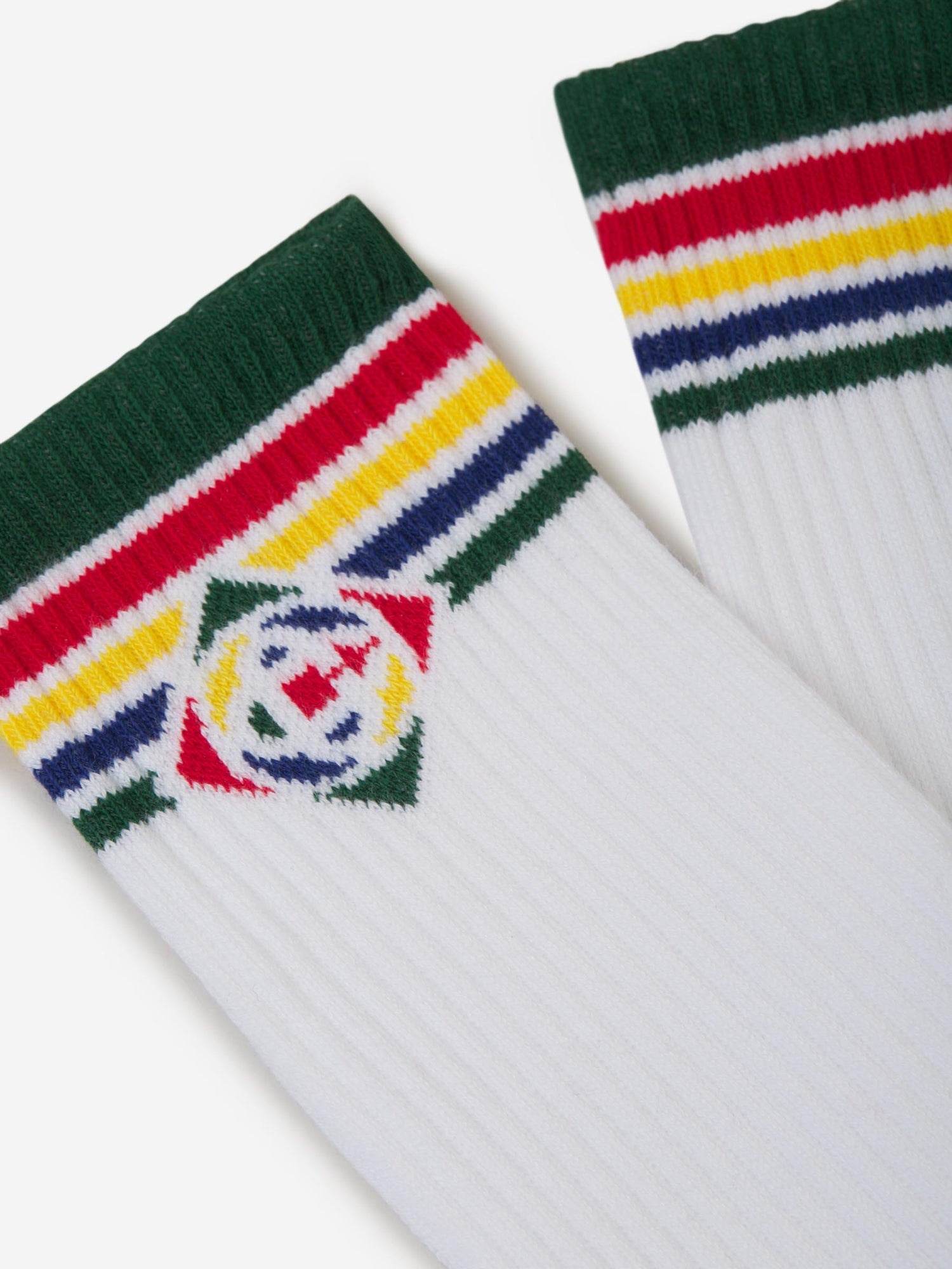 Outlet online Casablanca Hombre Calcetines Logo Jacquard color Blanco sku 642-000441 01 - Foto 2