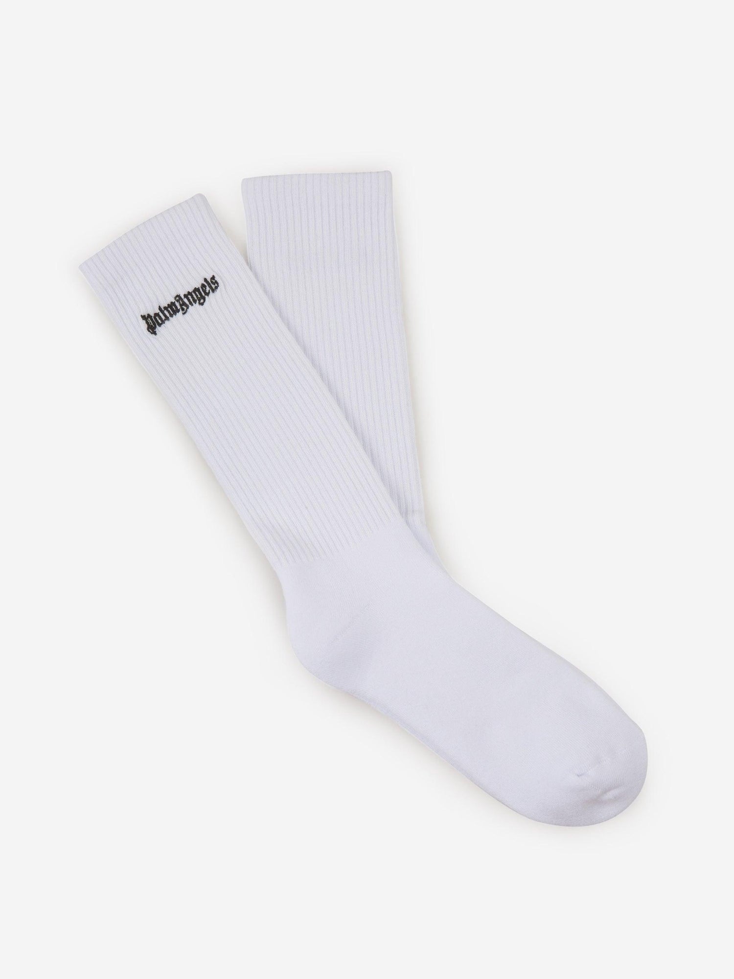 Palm Angels Calcetines Logo Canalé color Negro sku 642-000447 02 - Foto 1