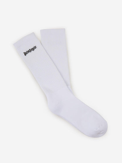 Palm Angels Calcetines Logo Canalé color Negro sku 642-000447 02 - Foto 1