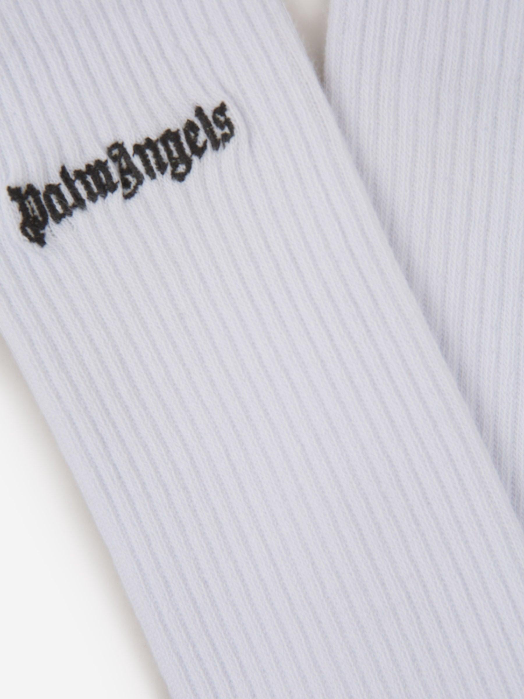 Palm Angels Calcetines Logo Canalé color Negro sku 642-000447 02 - Foto 2