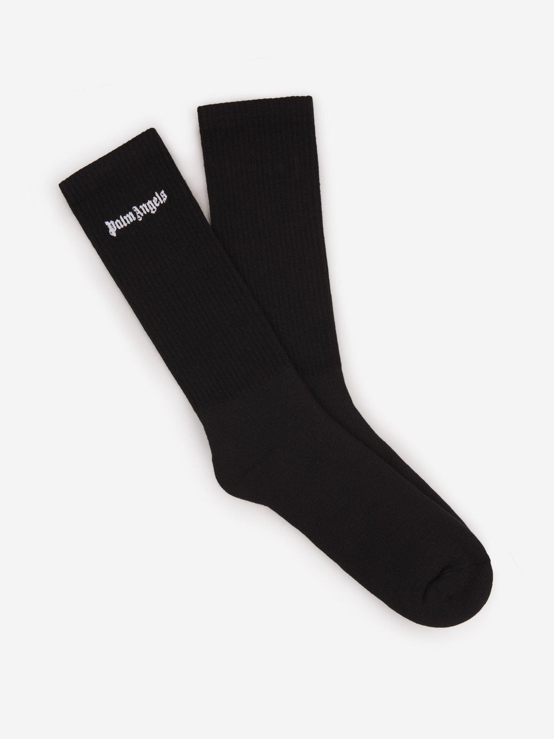 Palm Angels Calcetines Logo Canalé color Negro sku 642-000447 02 - Foto 3
