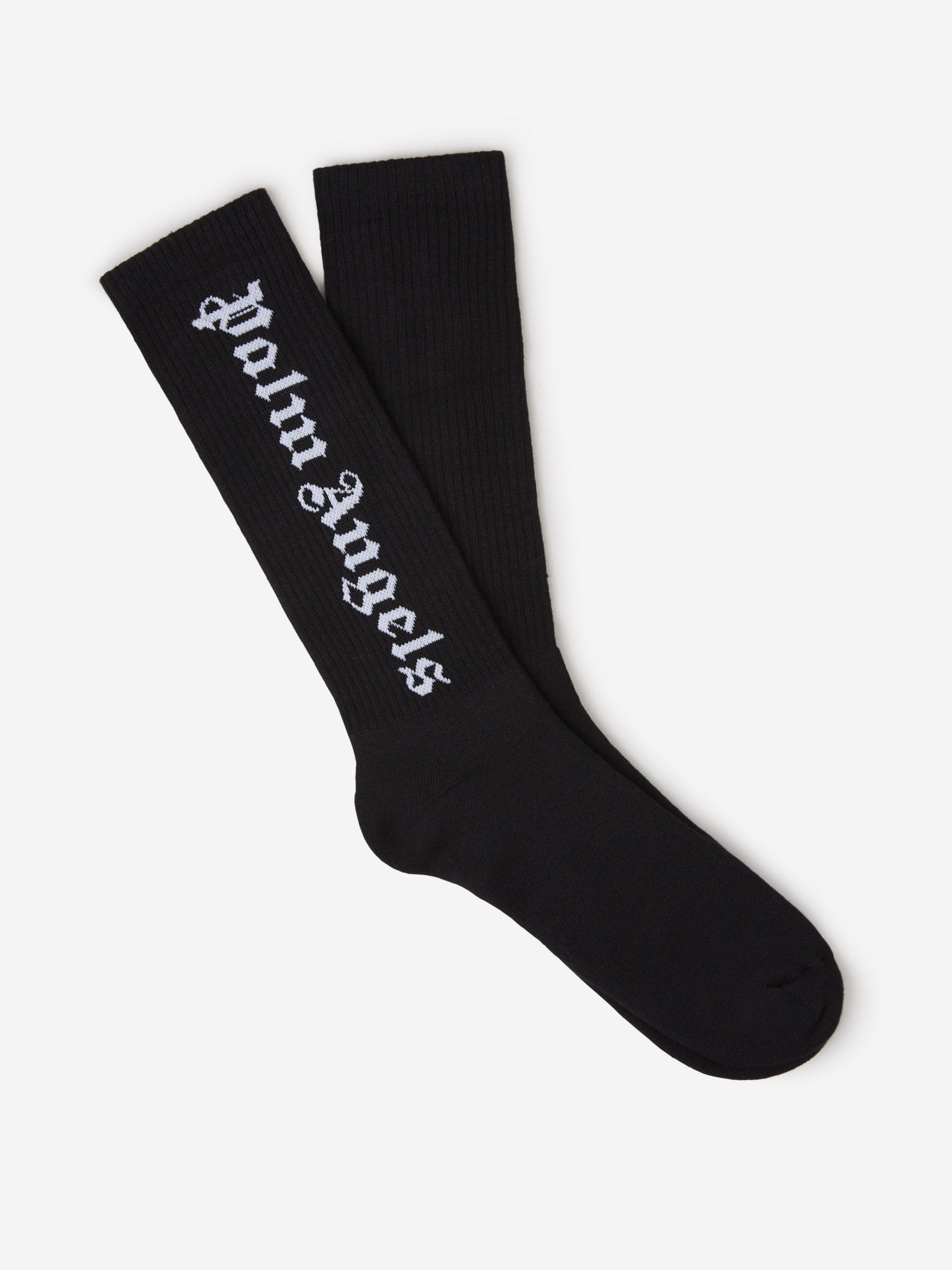 Outlet online Palm Angels Hombre Calcetines Logo Canalé color Blanco sku 642-000448 01 - Foto 3