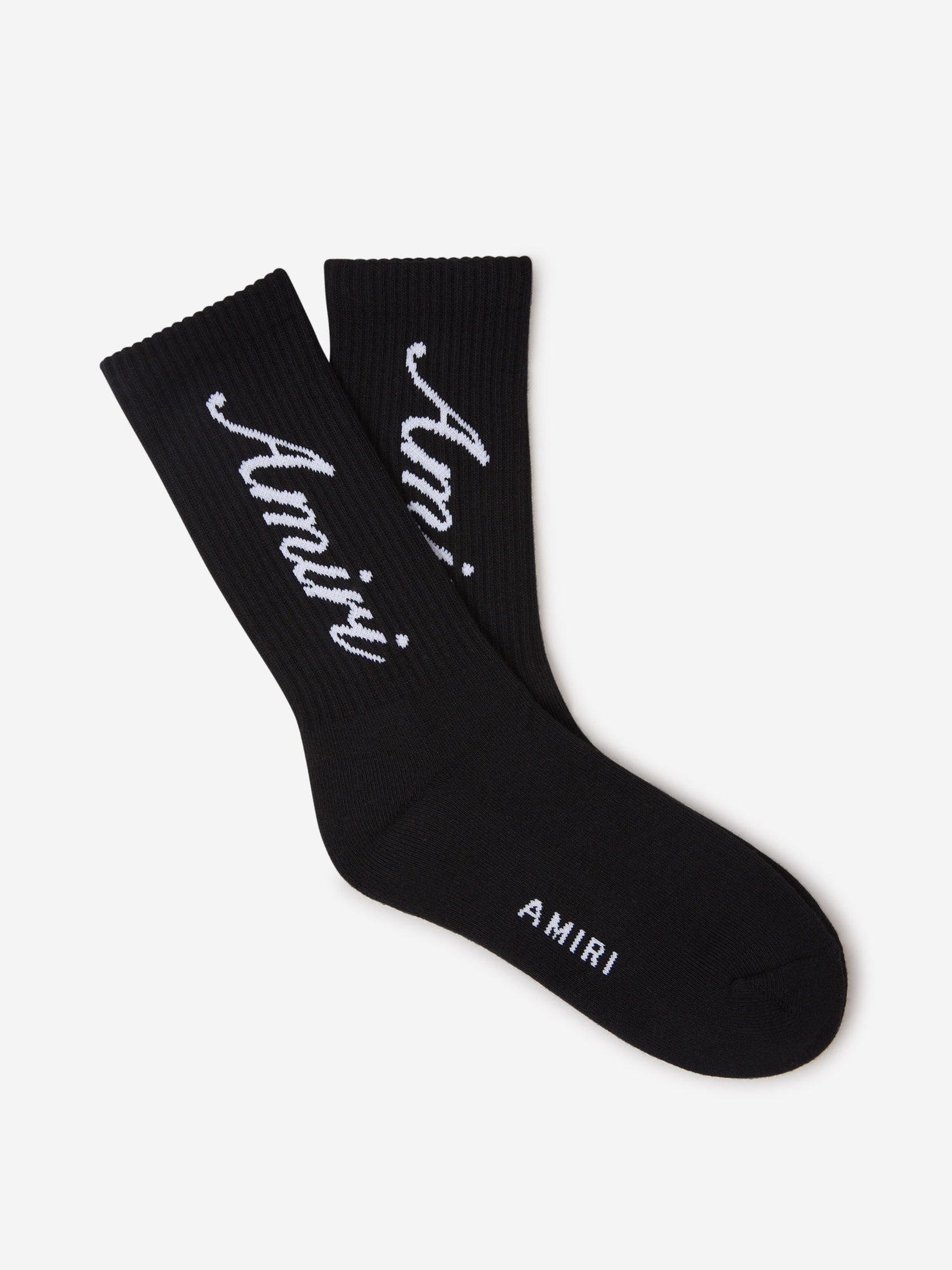 Outlet online Amiri Hombre Calcetines Jacquard Logo color Negro sku 642-000450 01 - Foto 3