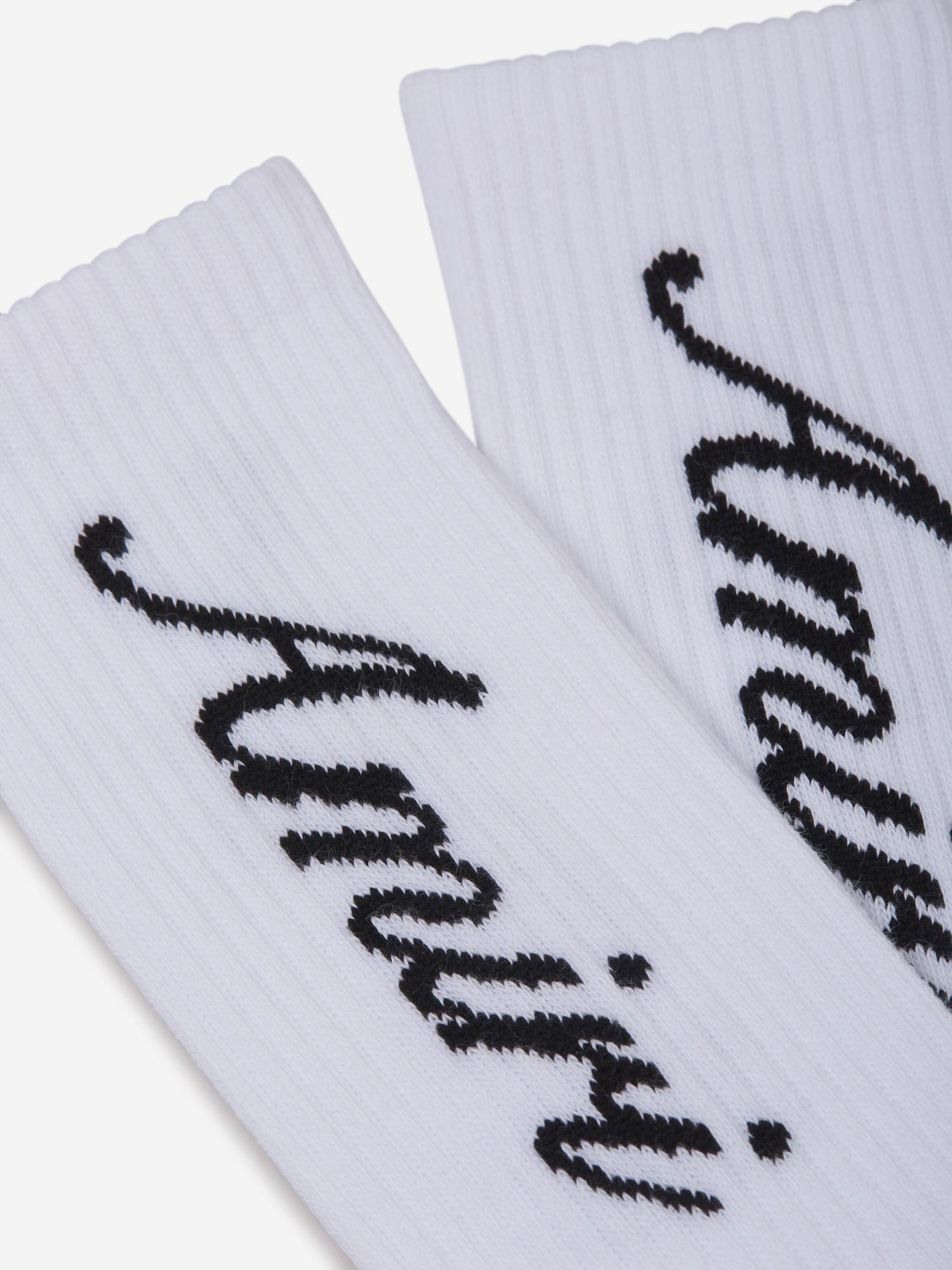 Outlet online Amiri Hombre Calcetines Jacquard Logo color Negro sku 642-000450 01 - Foto 2