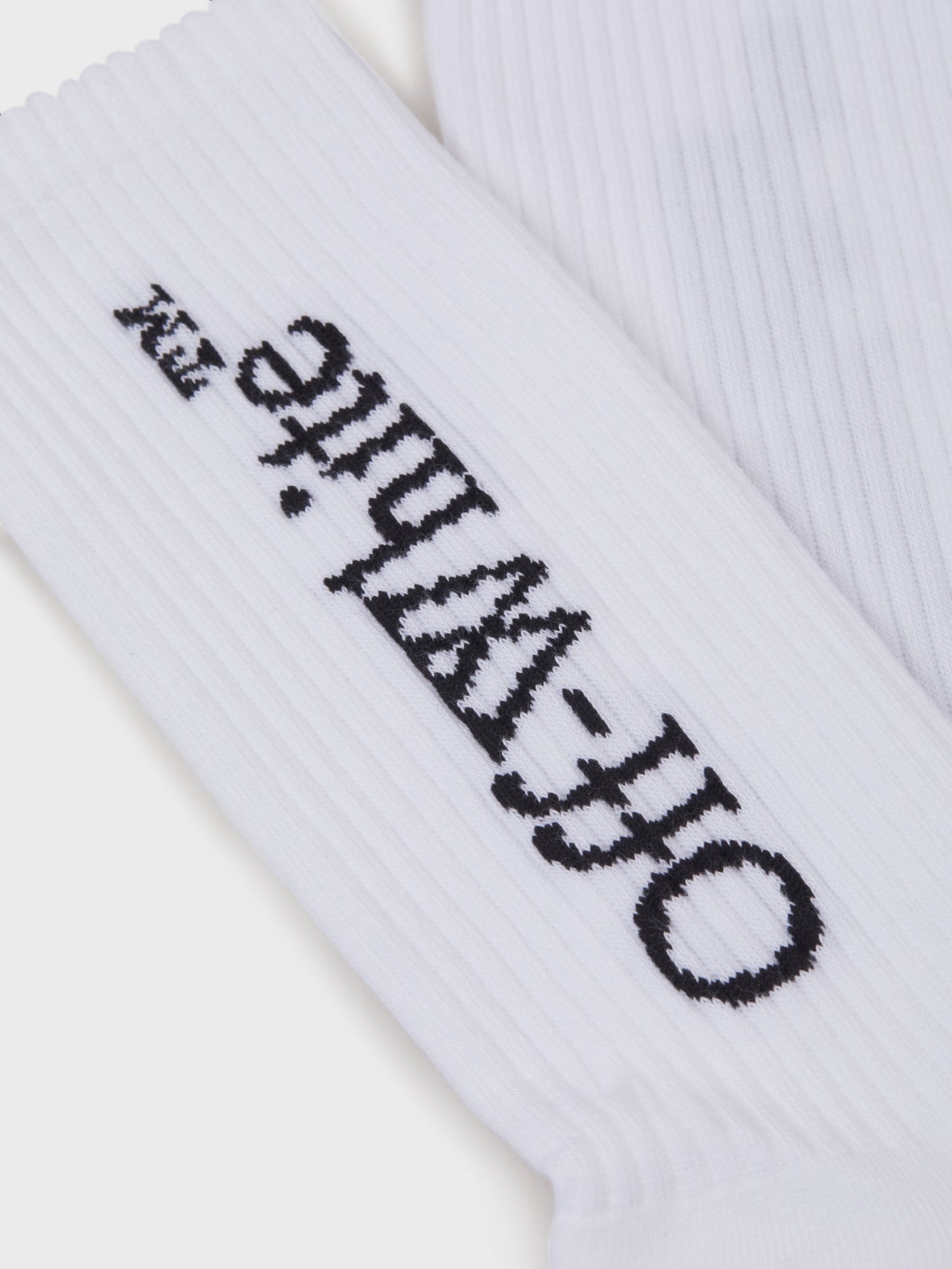 Outlet online Off-White Hombre Calcetines Jacquard Logo color Gris Oscuro sku 642-000452 02 - Foto 2