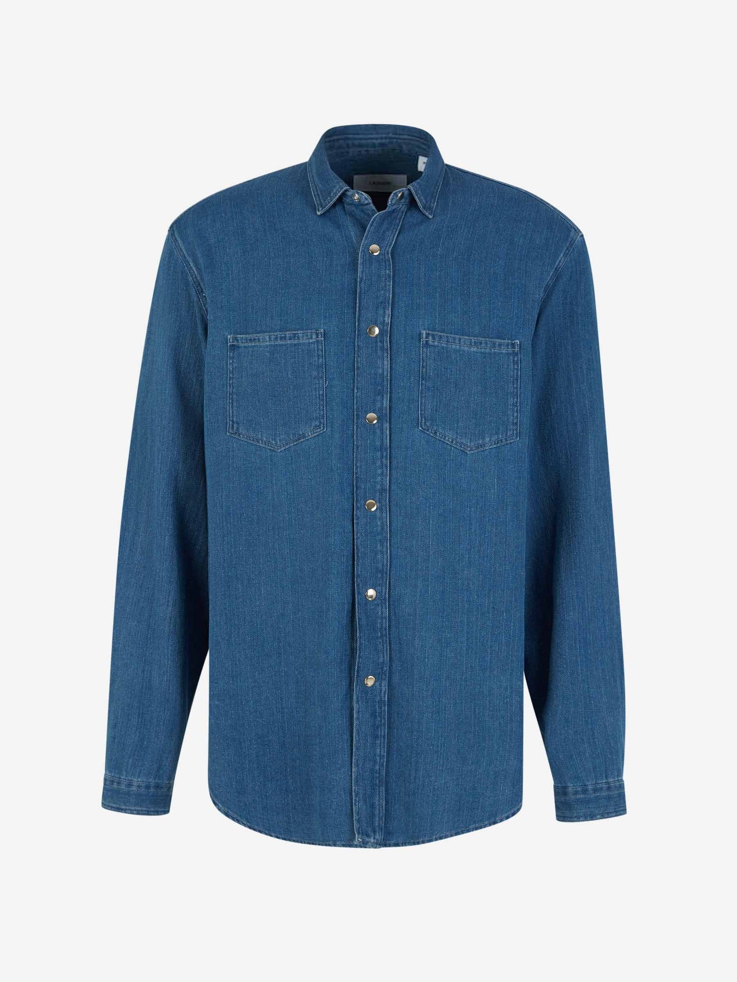 Outlet online Lardini Hombre Sobrecamisa Denim Algodón color Azul Denim sku 531-006230 01 - Foto 1