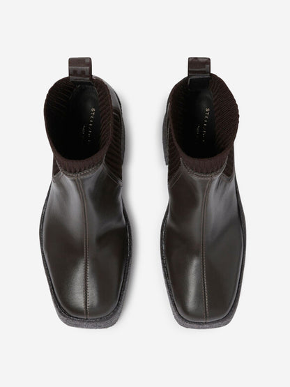 Outlet online Stella McCartney Mujer Botines Skyla color Marron Oscuro sku 805-000736 01 - Foto 4