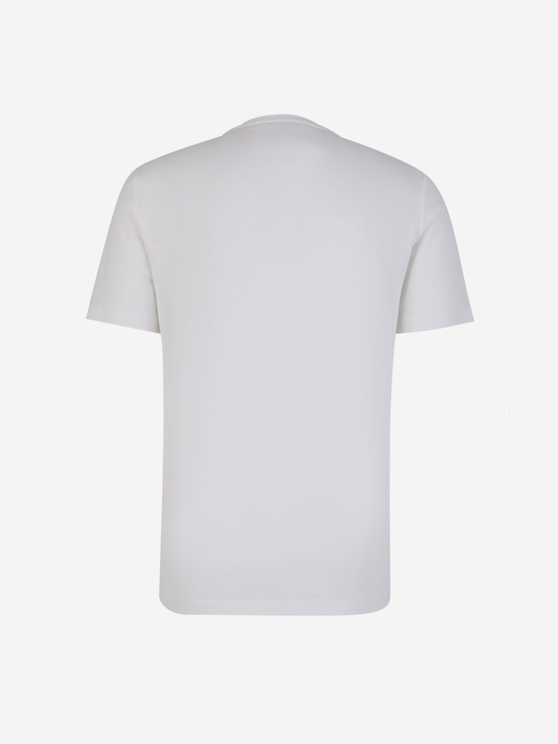 Outlet online Lardini Hombre Camiseta Lisa Lana color Blanco sku 553-003636 01 - Foto 2