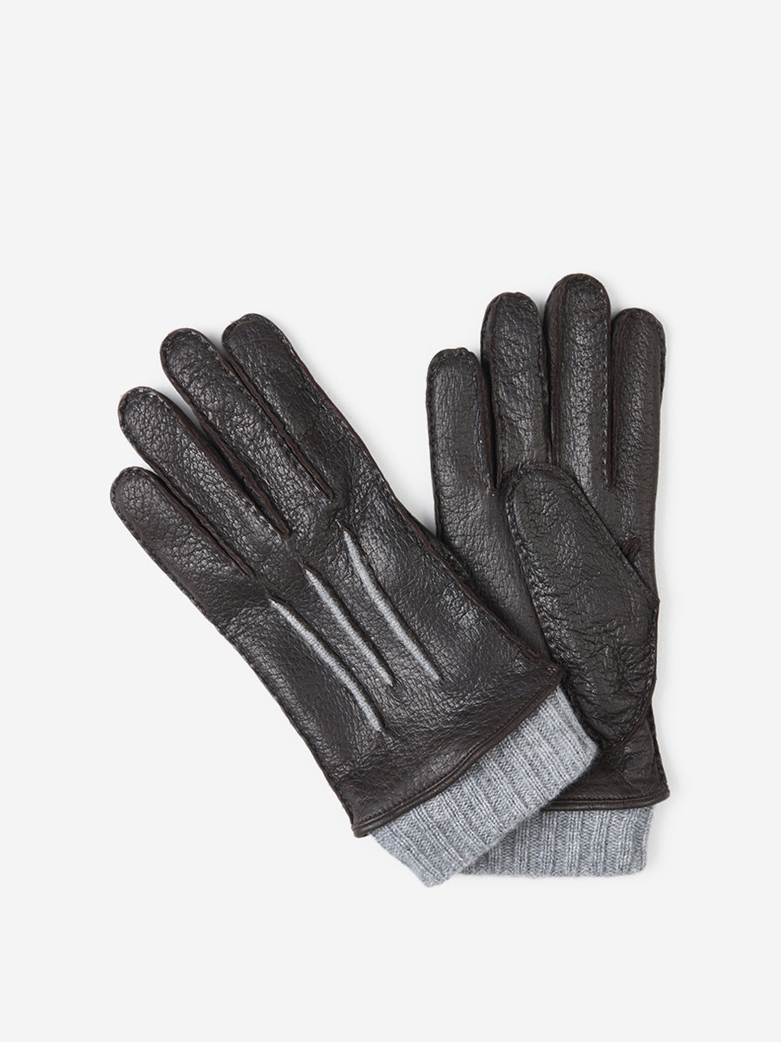 Outlet online Santa Eulalia Hombre Leather  and  cashmere  gloves color Default Title sku 680-000054 01 - Foto 1