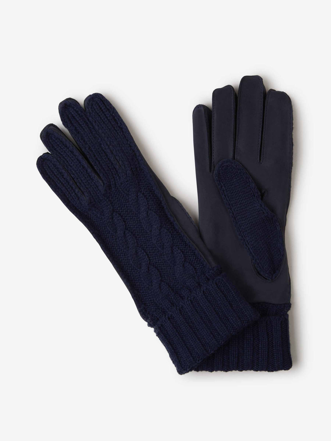 Santa Eulalia Guantes Nappa Cashmere color Azul Marino sku 680-000078 01 - Foto 1