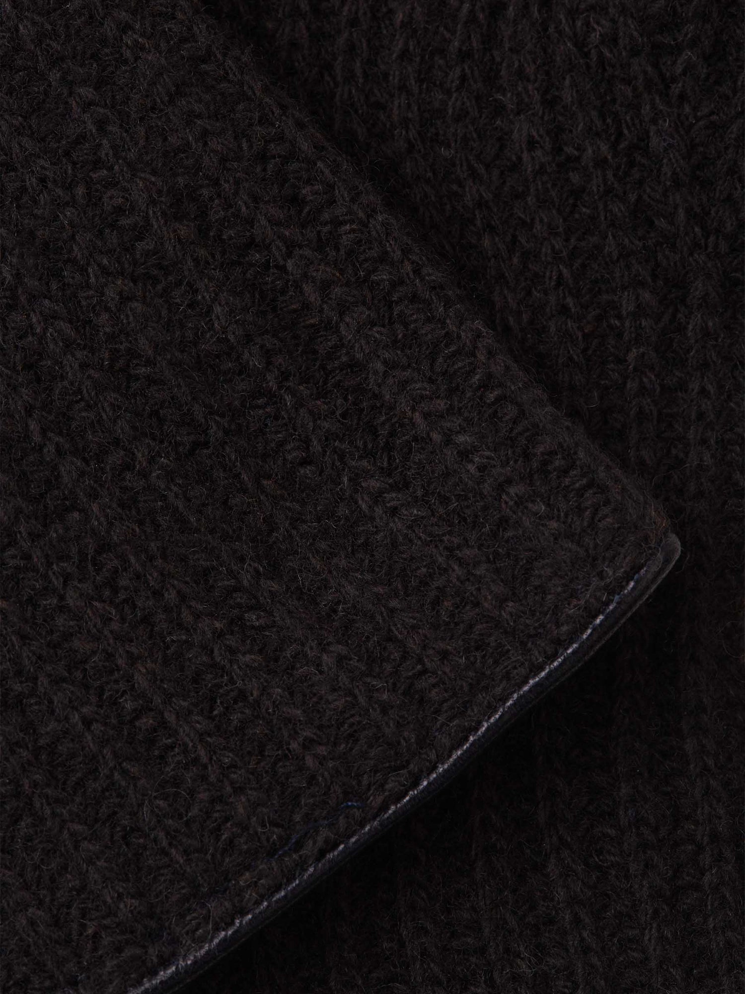 Outlet online Santa Eulalia Hombre Guantes Lana Y Piel color Gris Oscuro sku 680-000087 02 - Foto 1