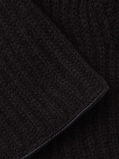 Outlet online Santa Eulalia Hombre Guantes Lana Y Piel color Marron Oscuro sku 680-000087 01 - Foto 1