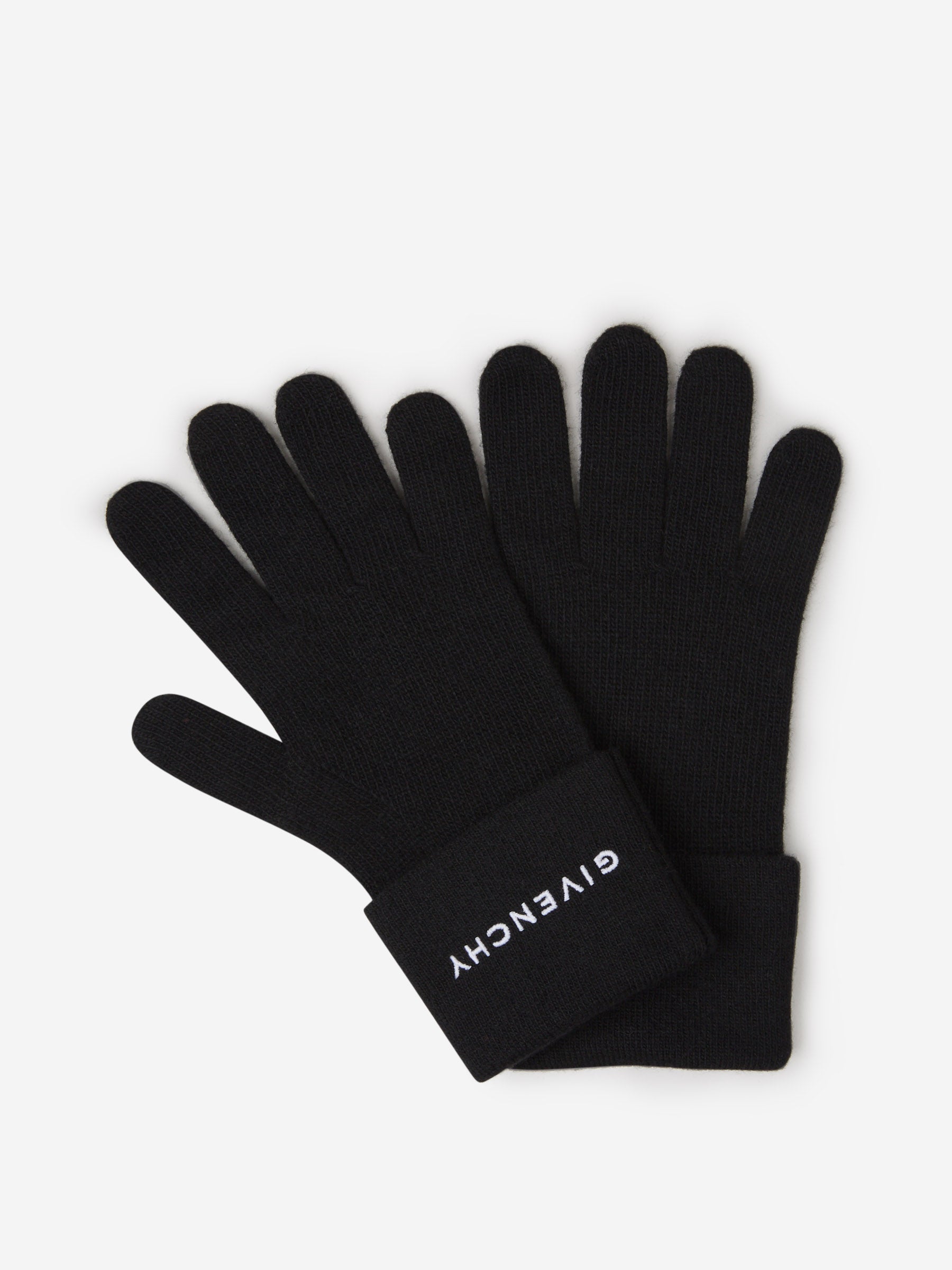 Outlet online Givenchy Hombre Guantes Punto Lana color Azul Cielo sku 680-000105 03 - Foto 1