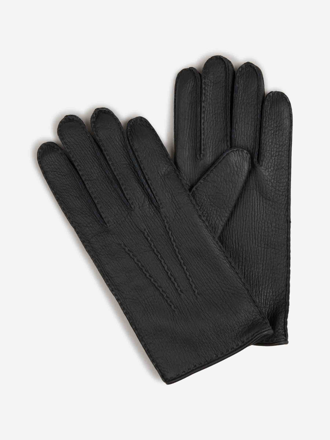 Outlet online Santa Eulalia Hombre Guantes de Piel color Negro sku 680-000125 01 - Foto 1