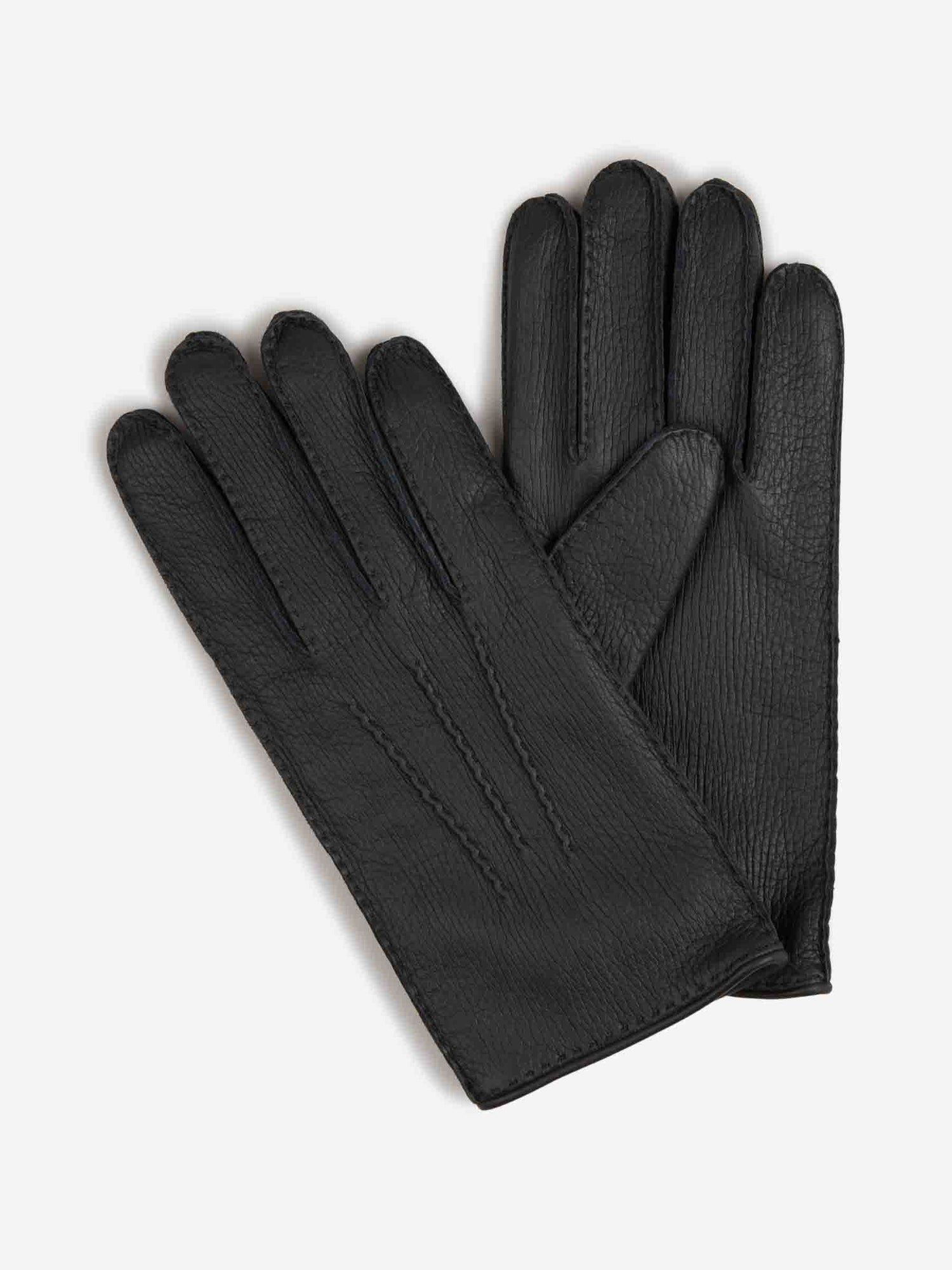 Outlet online Santa Eulalia Hombre Guantes de Piel color Negro sku 680-000125 01 - Foto 1