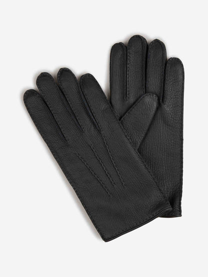 Outlet online Santa Eulalia Hombre Guantes de Piel color Negro sku 680-000125 01 - Foto 1