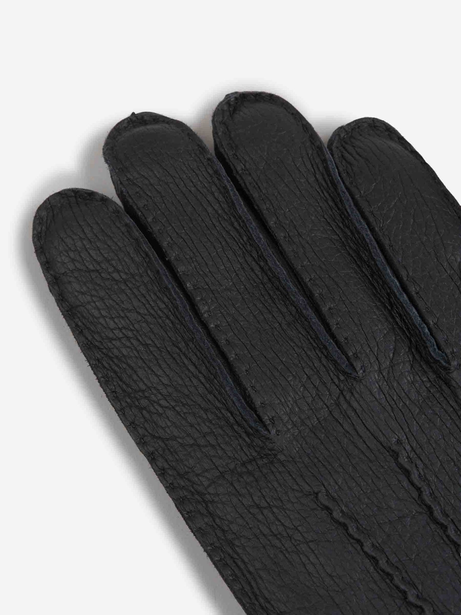 Outlet online Santa Eulalia Hombre Guantes de Piel color Negro sku 680-000125 01 - Foto 2