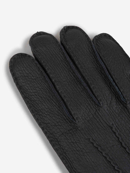 Outlet online Santa Eulalia Hombre Guantes de Piel color Negro sku 680-000125 01 - Foto 2