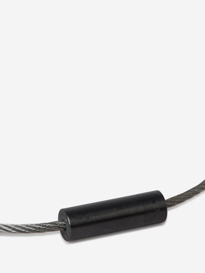 Outlet online Le Gramme Hombre Pulsera Cable Cerámica color Negro sku 682-000425 01 - Foto 2