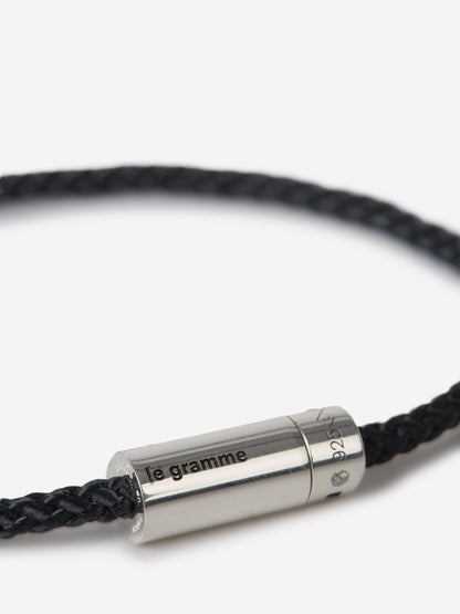 Outlet online Le Gramme Hombre Pulsera Nato Plata color Negro sku 682-000430 01 - Foto 3