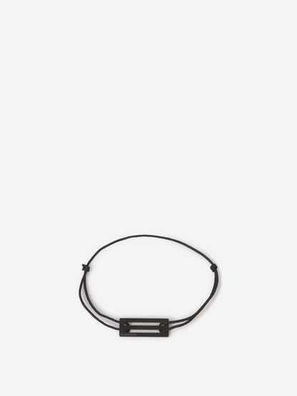 Outlet online Le Gramme Hombre Pulsera Cordón Cerámica color Negro sku 682-000614 01 - Foto 1