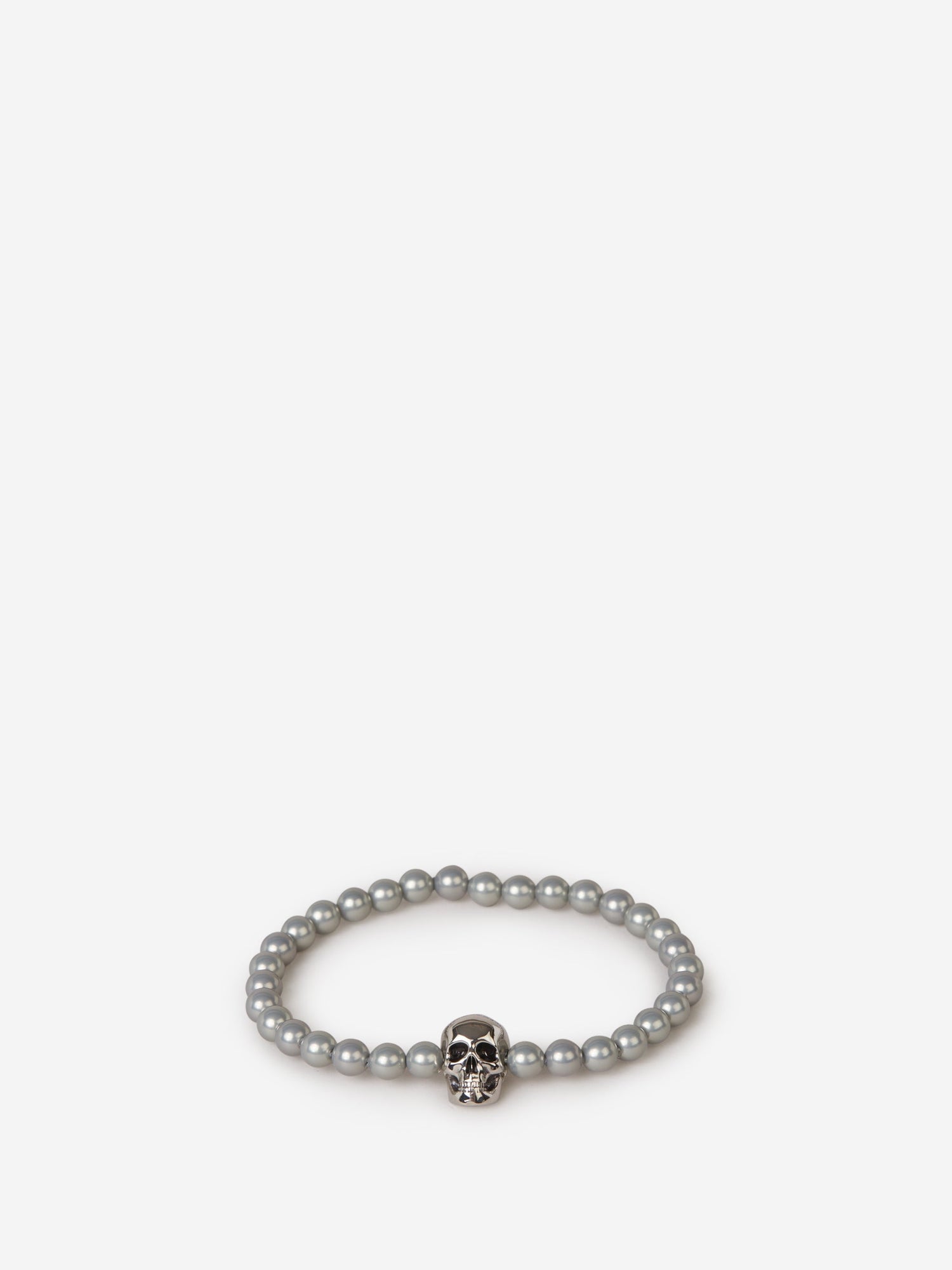 Alexander McQueen Pulsera Abalorios Calavera color Plateado sku 682-000633 01 - Foto 1