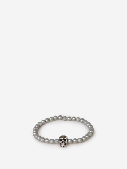 Alexander McQueen Pulsera Abalorios Calavera color Plateado sku 682-000633 01 - Foto 1