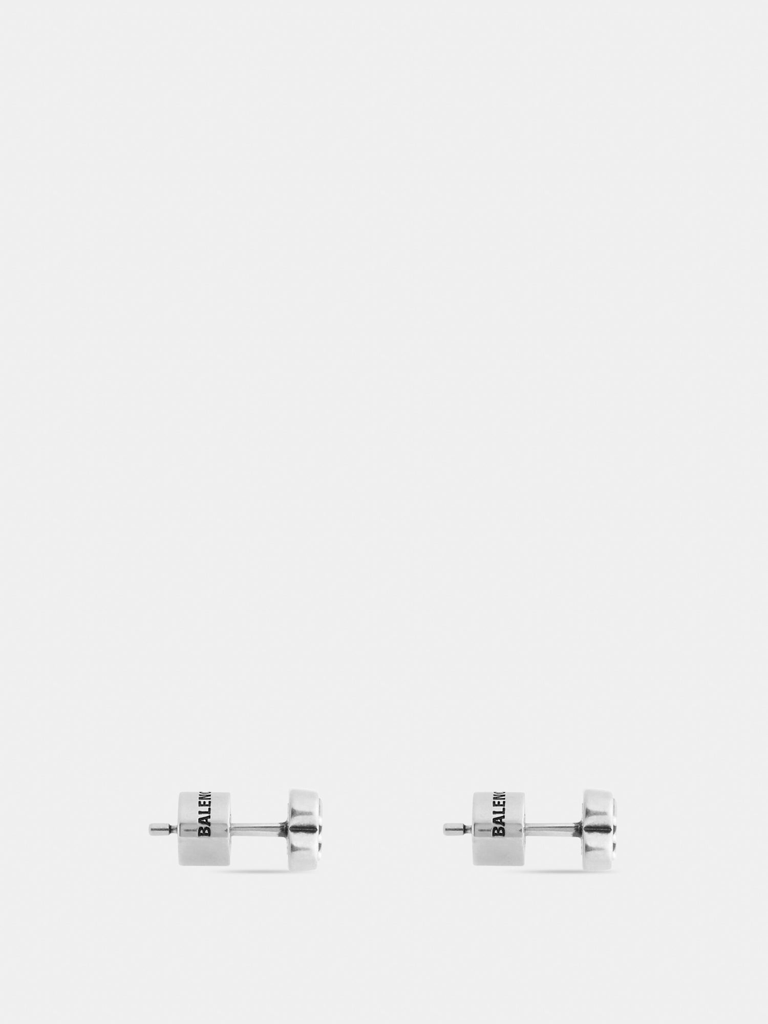 Outlet online Balenciaga Hombre Pendientes BB Icon Plateado Antiguo color Plateado sku 682-000744 01 - Foto 3