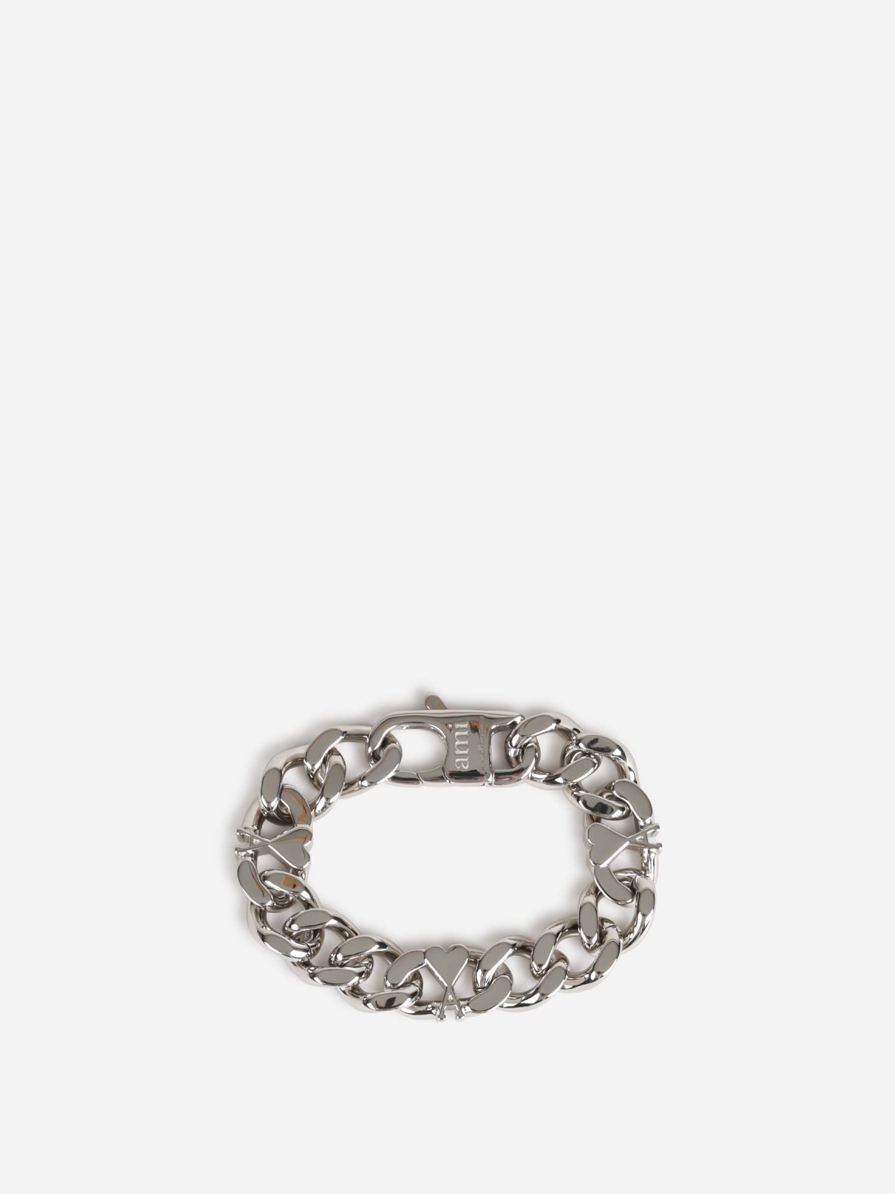 Outlet online Ami Paris Hombre Pulsera Cadena ADC color Plateado sku 682-000873 01 - Foto 1