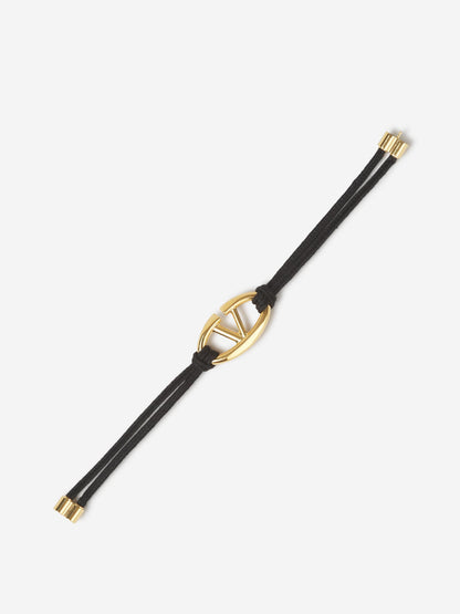 Outlet online Valentino Hombre Pulsera Cuerda VLogo color Dorado sku 682-000917 01 - Foto 4