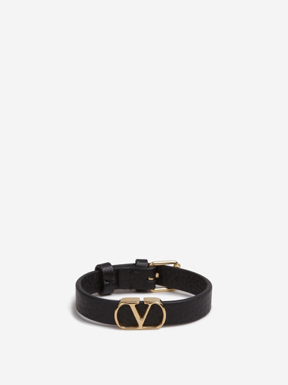 Outlet online Valentino Garavani Hombre Pulsera VLogo Signature color Negro sku 682-000966 01 - Foto 1