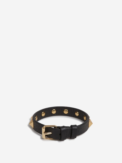 Outlet online Valentino Garavani Hombre Pulsera Tachuelas color Negro sku 682-000995 01 - Foto 2