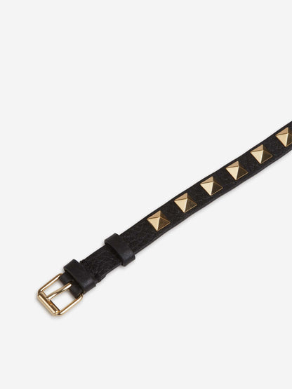 Outlet online Valentino Garavani Hombre Pulsera Tachuelas color Negro sku 682-000995 01 - Foto 3