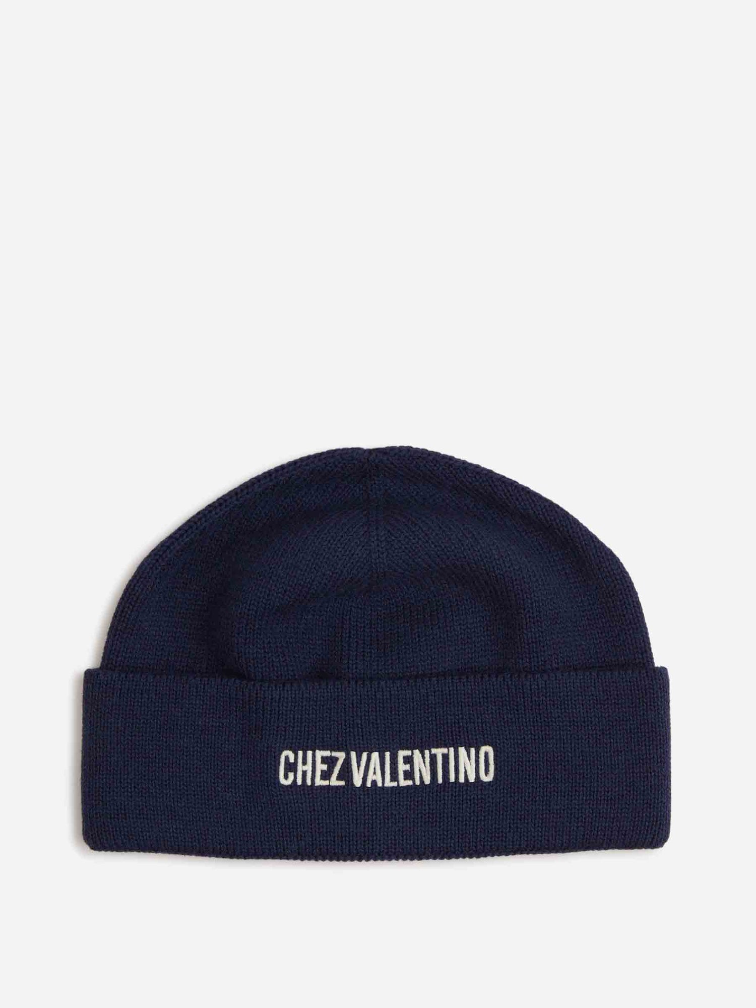 Valentino Garavani Hombre Barcelona Gorro Punto Logo color Azul Marino sku 689-000005 02 - Foto 1
