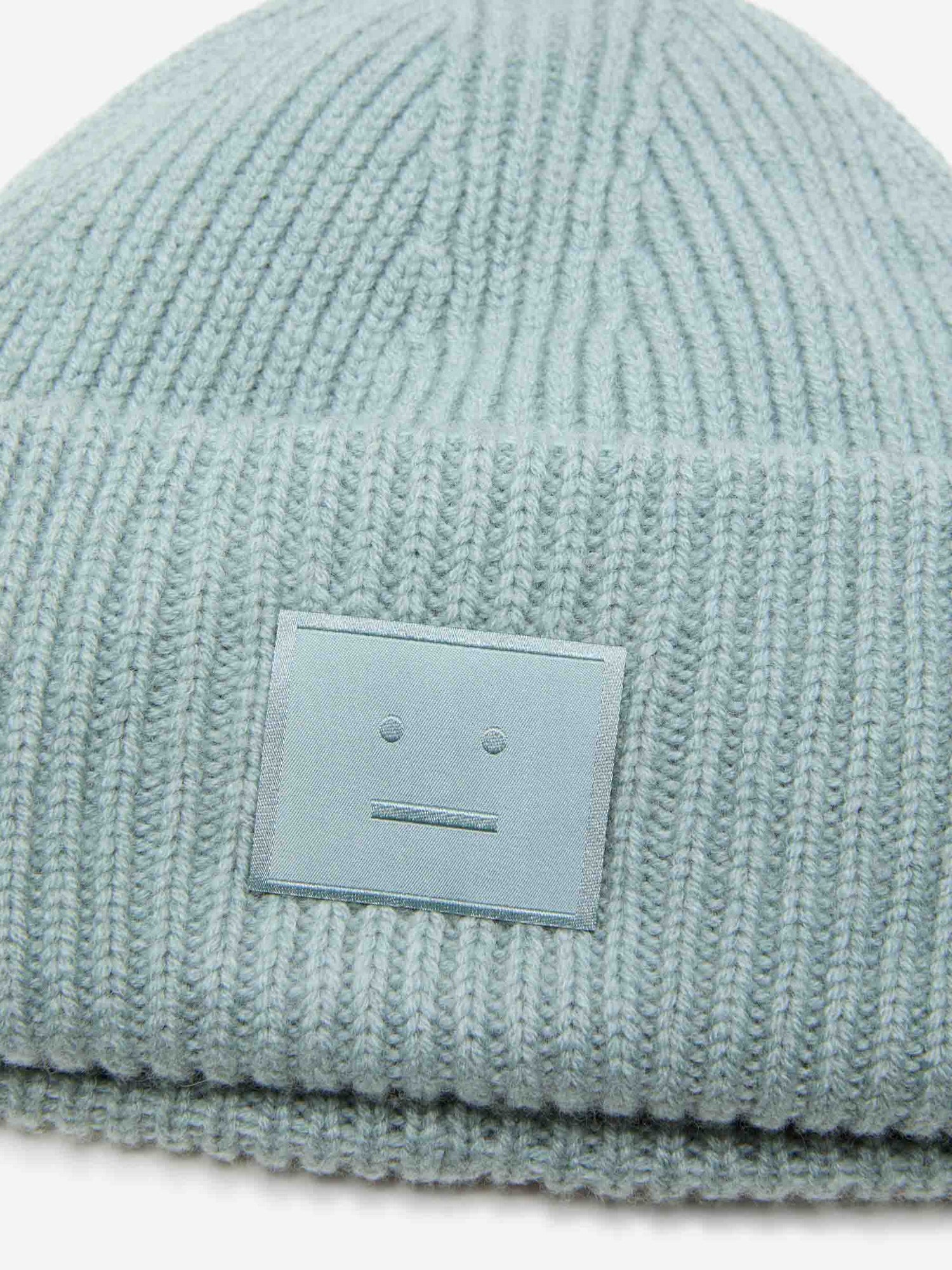 Outlet online Acne Studios Hombre Gorro Punto Lana color Azul Celeste sku 689-000020 01 - Foto 2