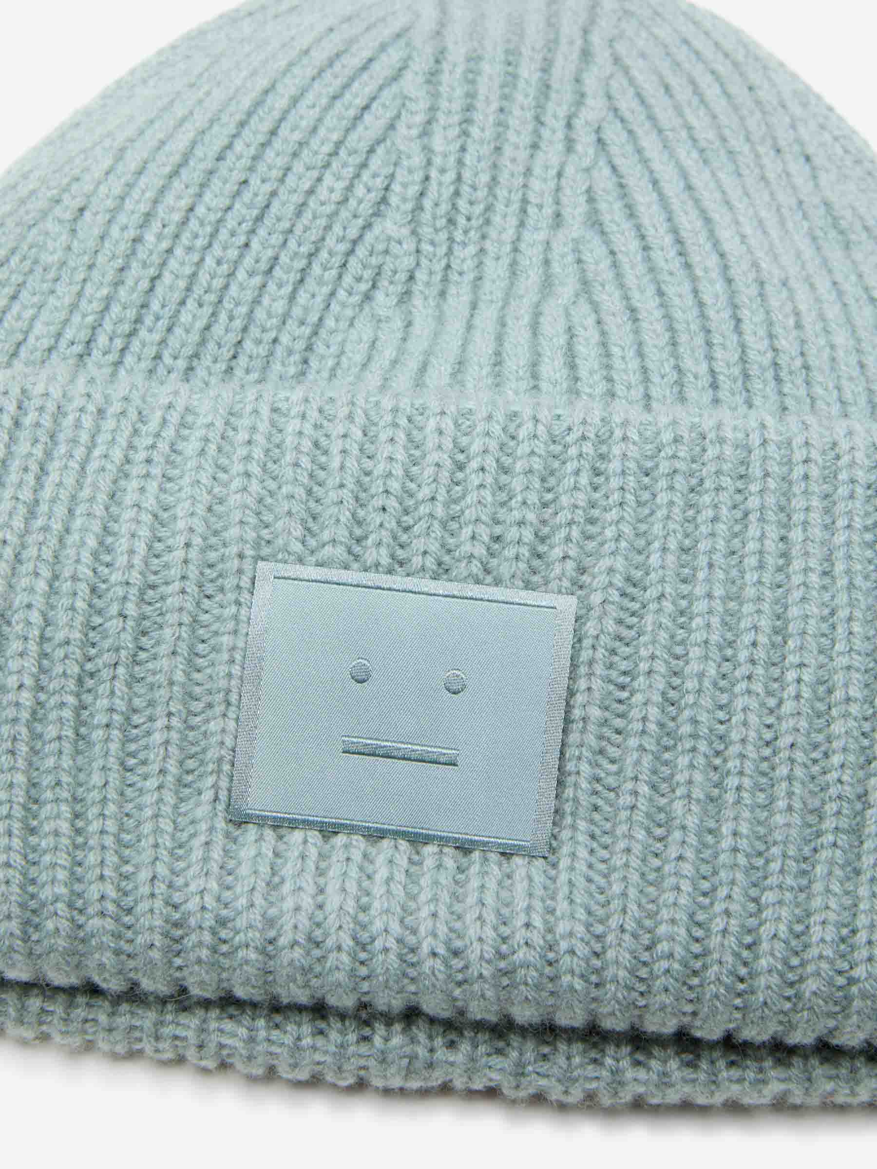 Outlet online Acne Studios Hombre Gorro Punto Lana color Azul Celeste sku 689-000020 01 - Foto 2
