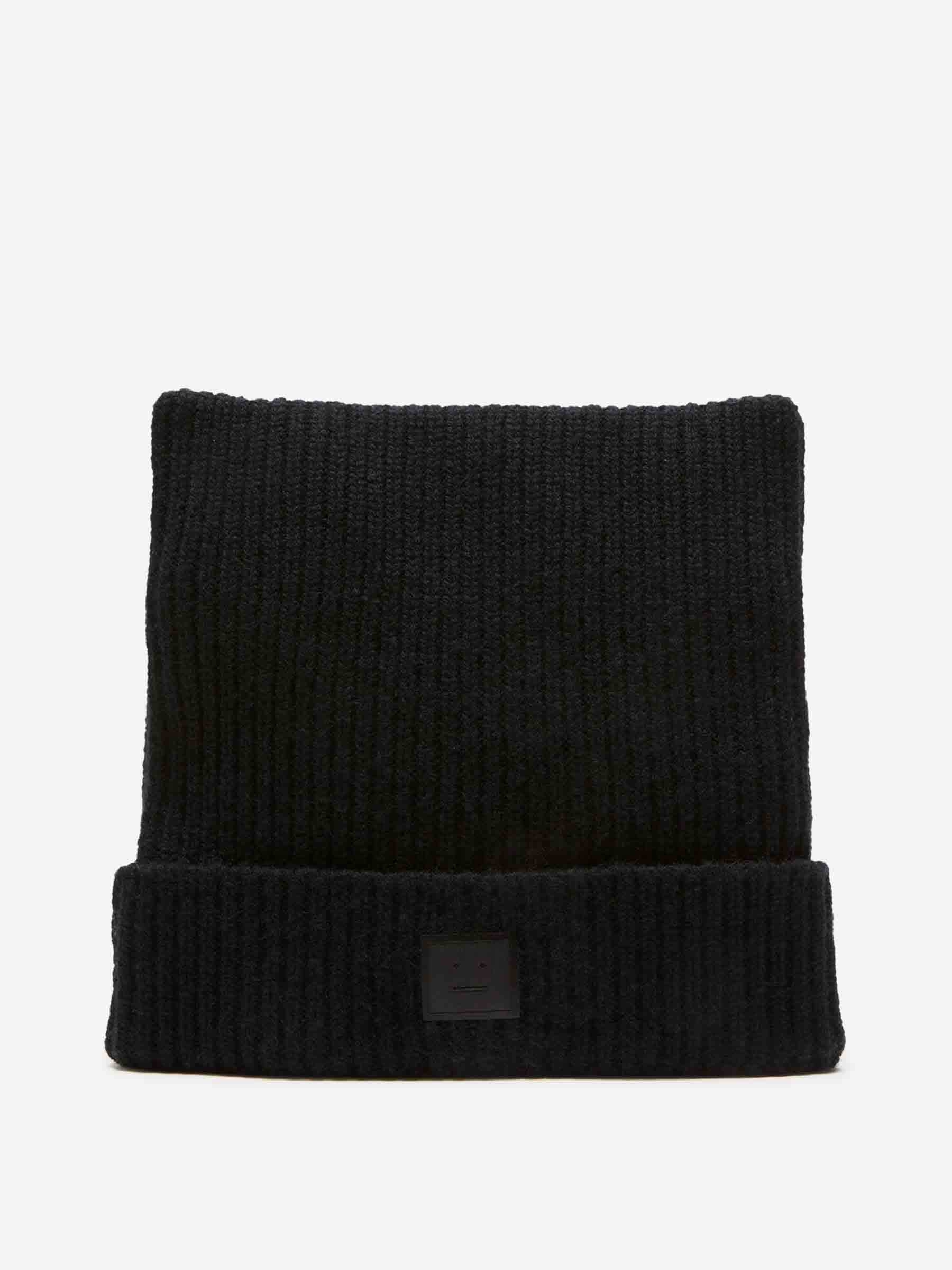 Outlet online Acne Studios Hombre Gorro Cuadrado Punto Lana color Negro sku 689-000021 01 - Foto 1