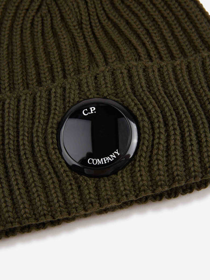 Outlet online C.P. Company Hombre Gorro Punto Lana color Verde Militar sku 689-000022 01 - Foto 3