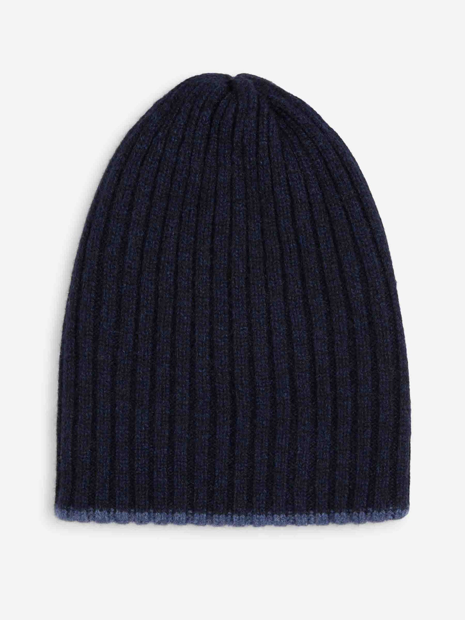 Outlet online Fedeli Hombre Gorro Double Cashmere color Azul Marino sku 689-000029 01 - Foto 1