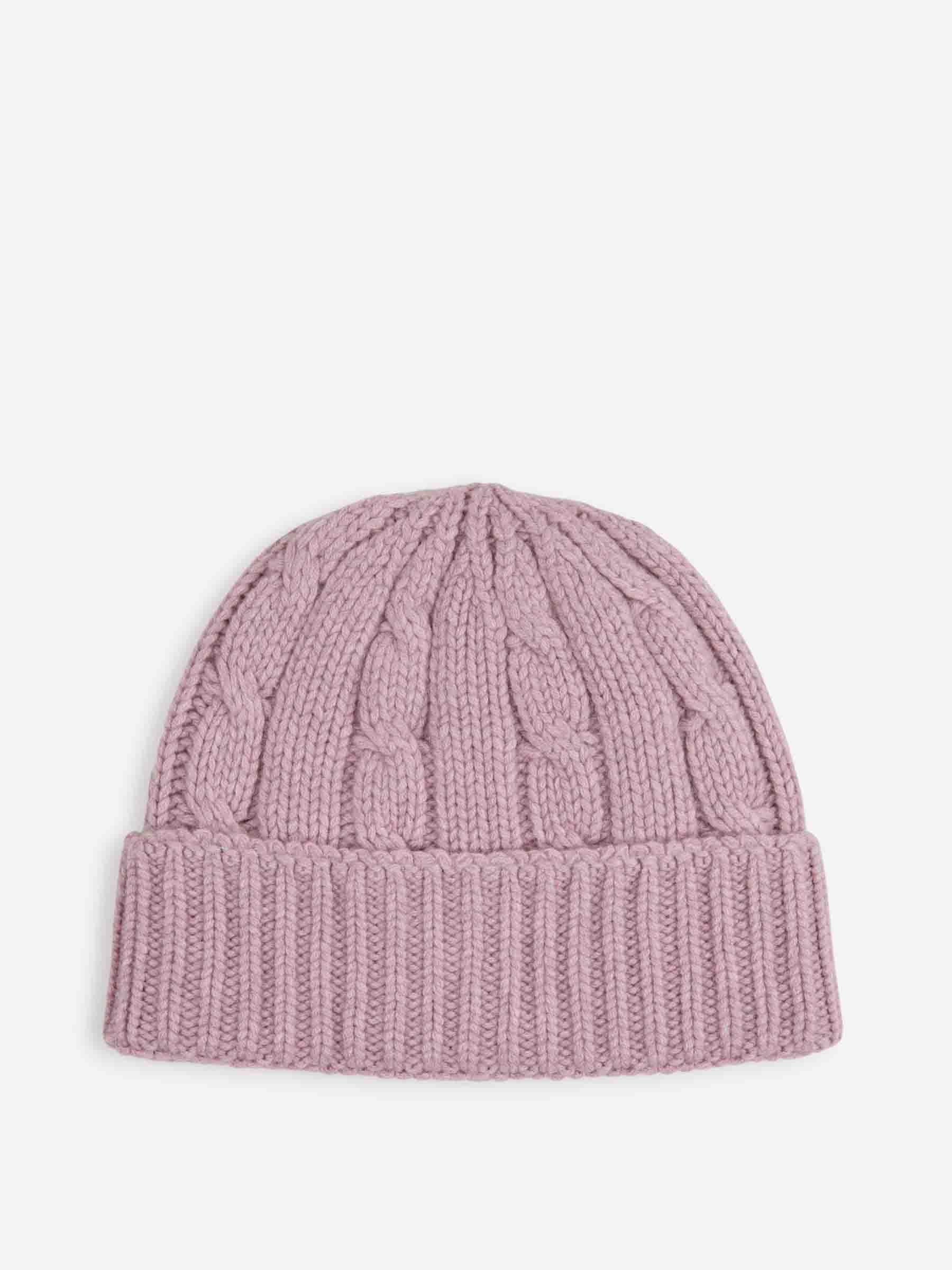 Outlet online Santa Eulalia Hombre Gorro Punto Cachemira color Rosa Palo sku 689-000032 06 - Foto 2