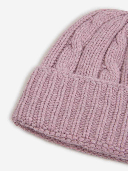Outlet online Santa Eulalia Hombre Gorro Punto Cachemira color Rosa Palo sku 689-000032 06 - Foto 3
