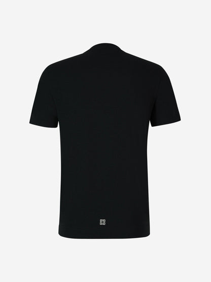 Outlet online Givenchy Hombre Camiseta Logo 1952 color Negro sku 553-003762 01 - Foto 2