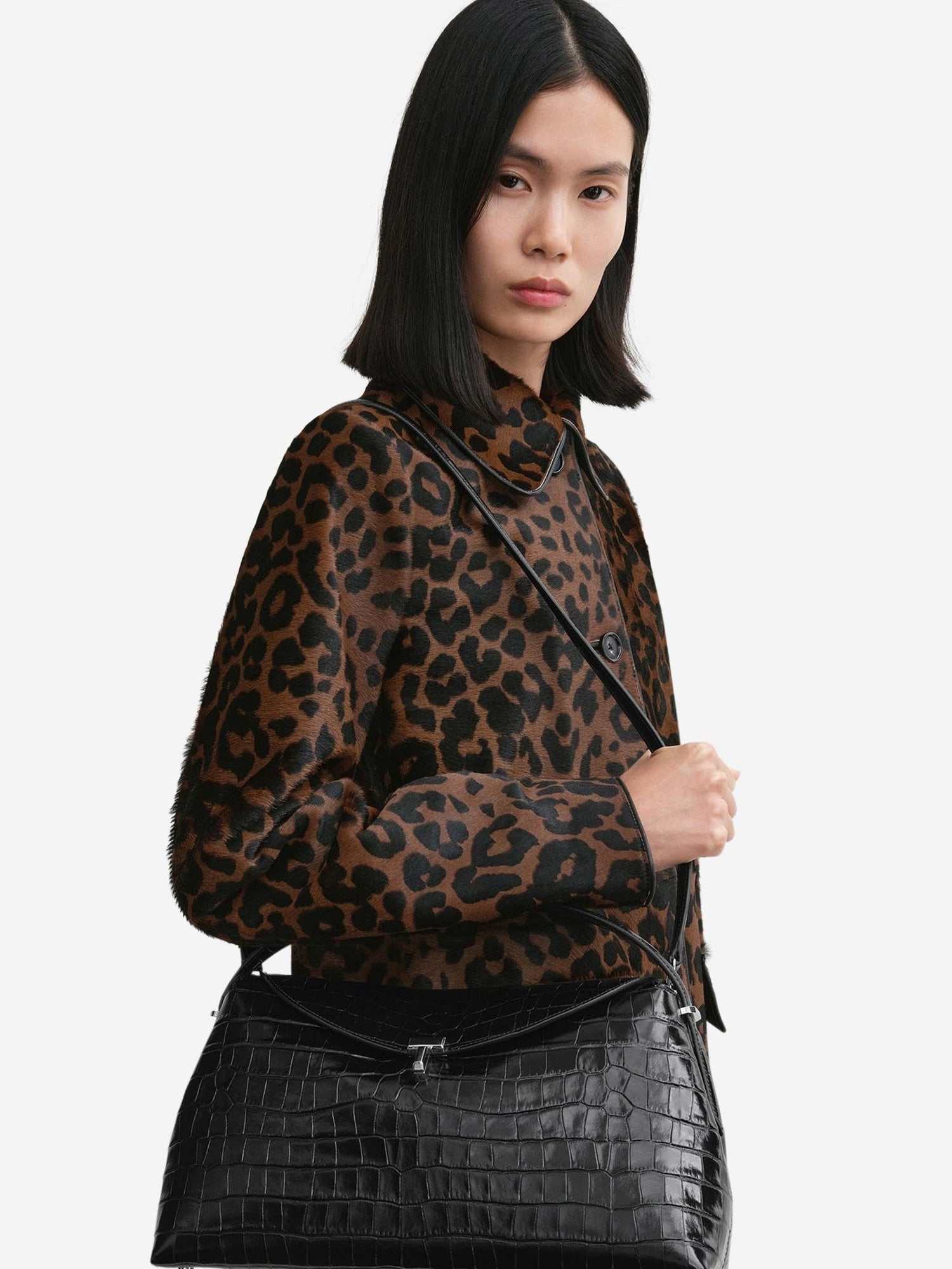 Outlet online TOTEME Mujer Bolso Hombro Multifunción T-Lock color Negro sku 810-007735 01 - Foto 3