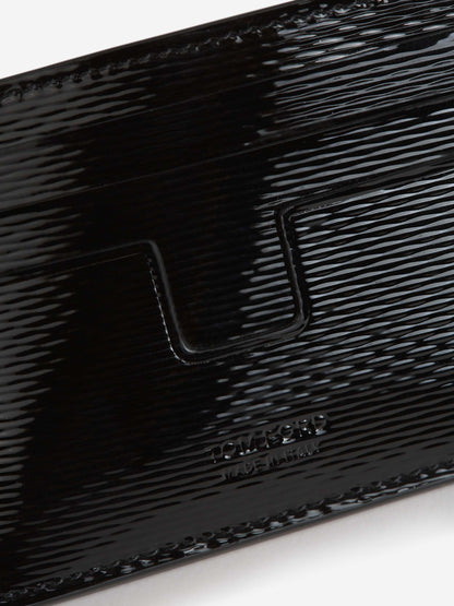 Outlet online Tom Ford Hombre Tarjetero Piel Charol color Negro sku 691-001182 01 - Foto 5